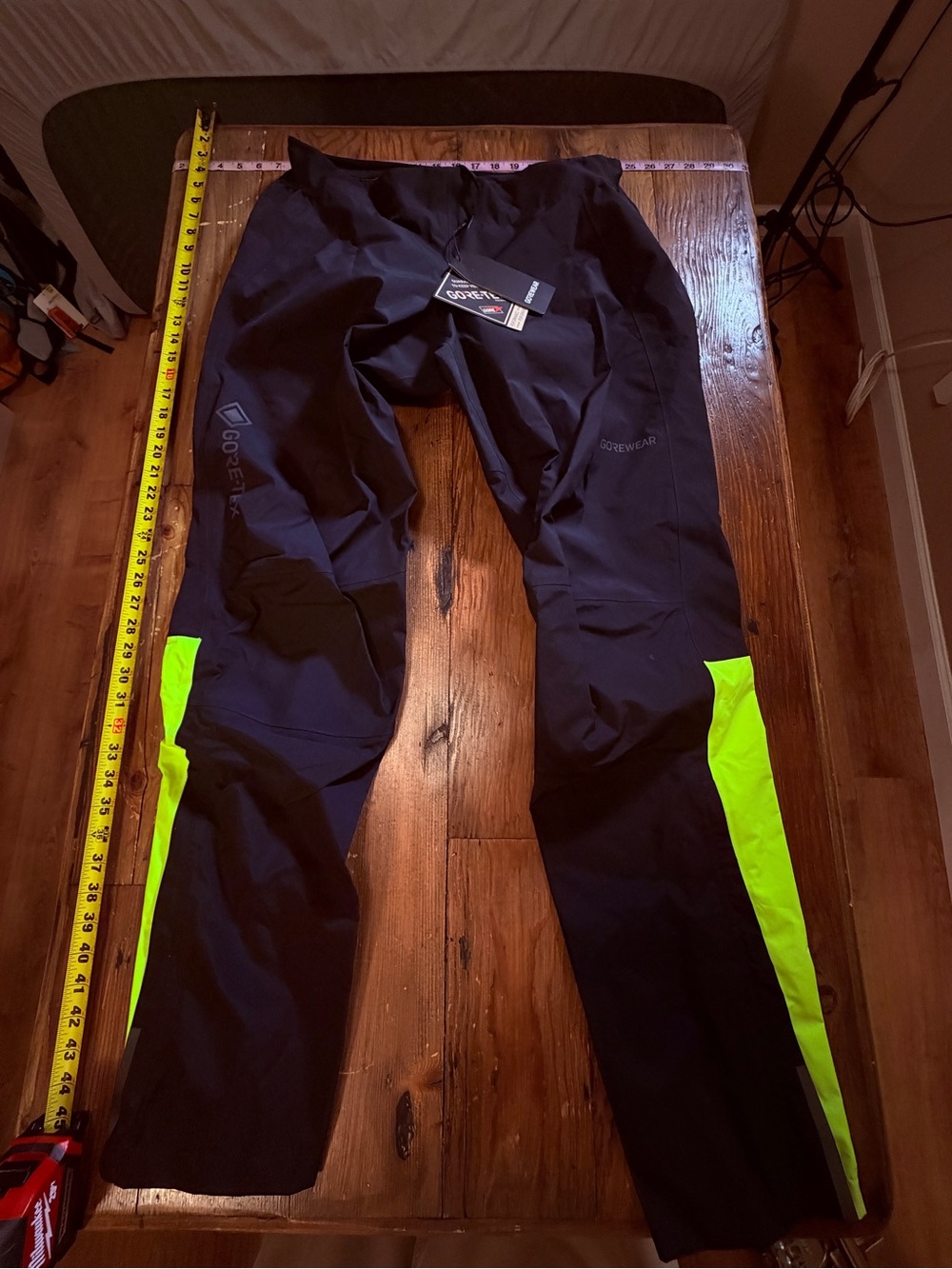 Gorewear lupra goretex cycling pants men’s xl brand new with tags biking black